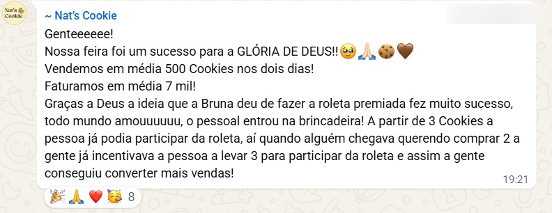 Depoimento real de aluna Vize